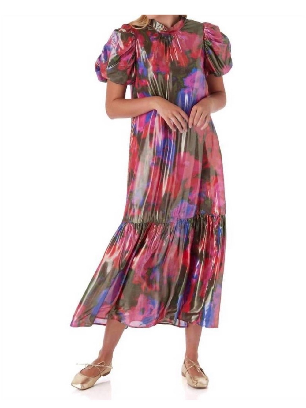 CROSBY by Mollie Burch Loretta Dress in Blurred Floral